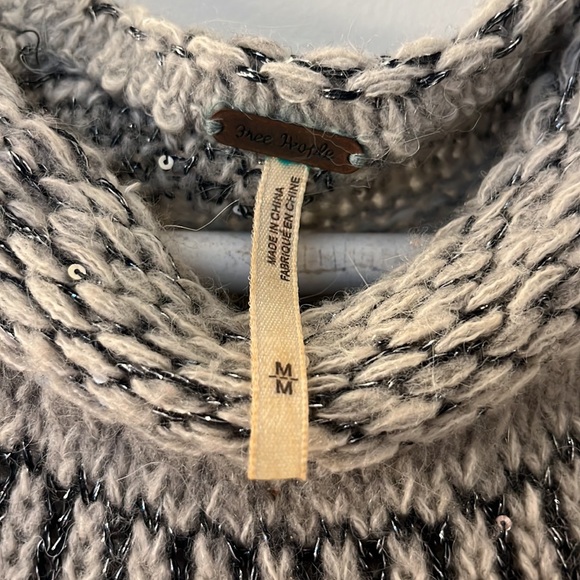 Free People sweater dress / gray / medium - Picture 5 of 12